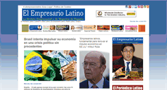 Desktop Screenshot of elempresariolatino.com